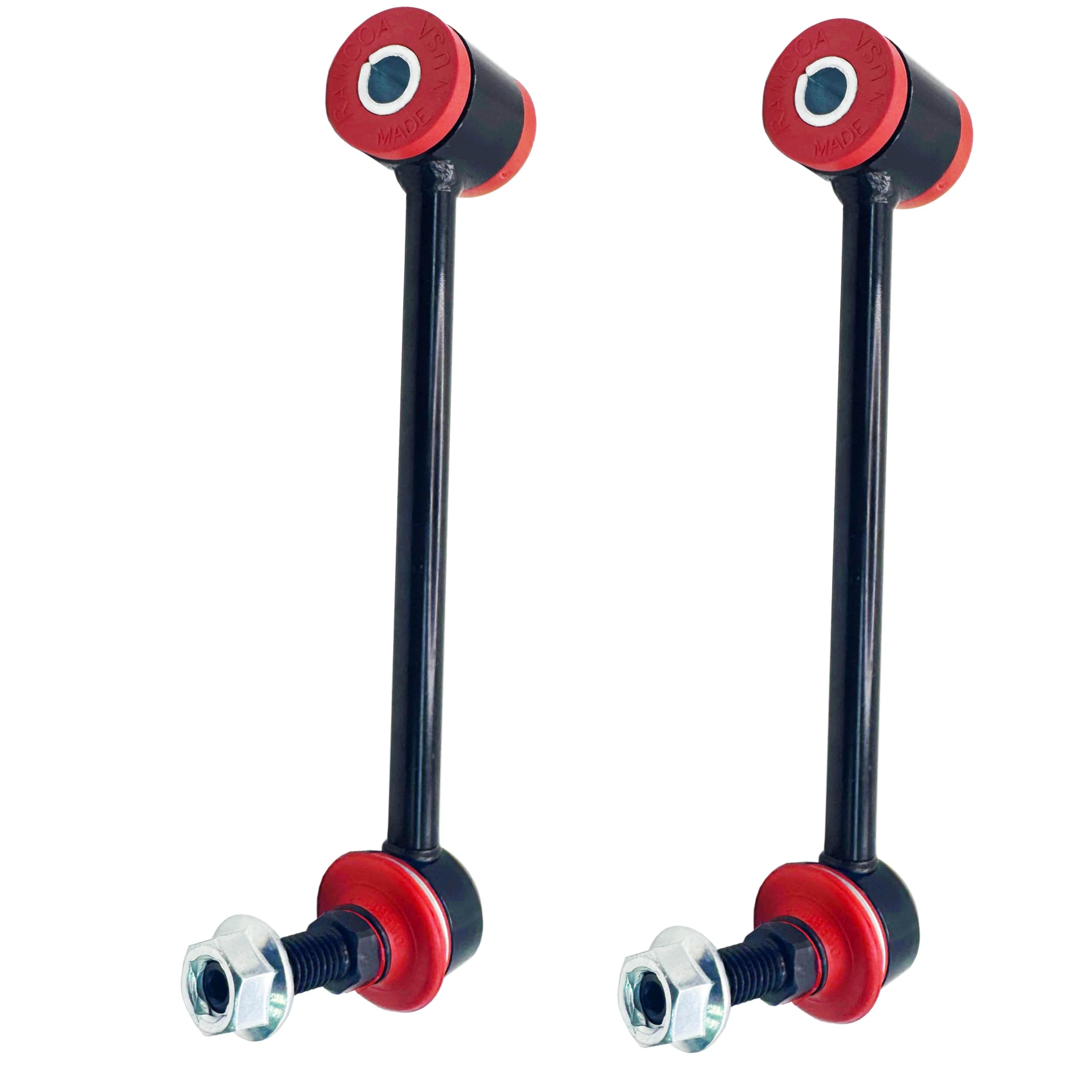 Suspension Dudes front sway bar assembly enhances steering stability for off-road use.