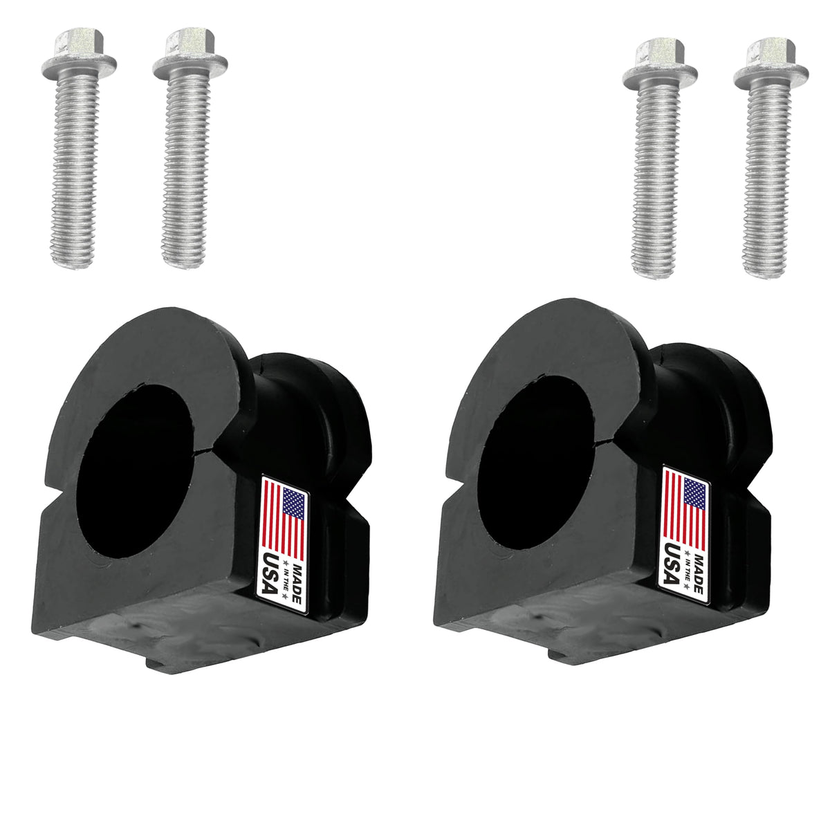 Suspension Dudes front sway bar bushing kit package improves ride smoothness