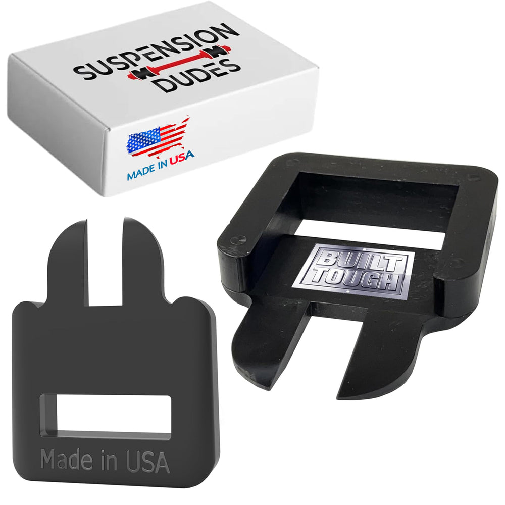 Suspension Dudes sway bracket jacket showing reinforced bridge for stronger articulation.