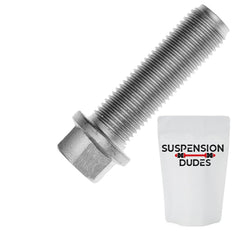 Suspension Dudes thermoplastic elastomer bushing closeup shows durable material