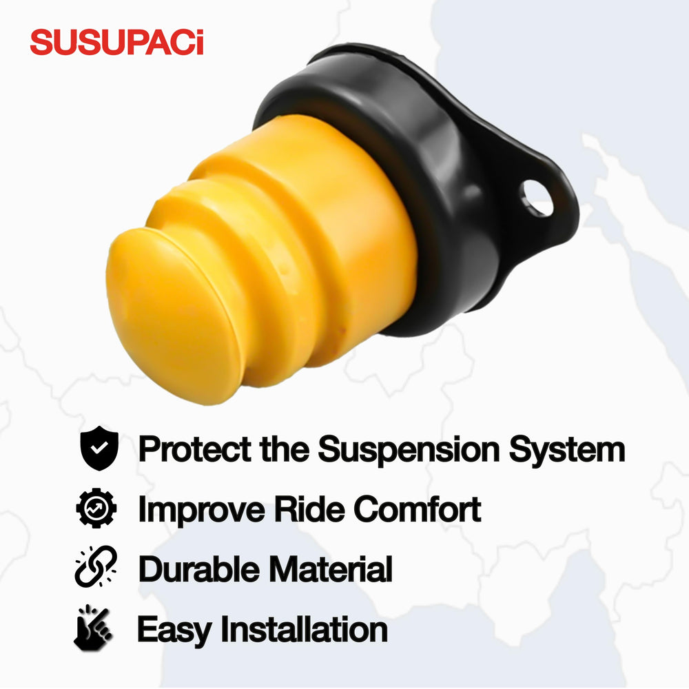SUSUPACI M5570A yellow suspension protector visible on the bumper