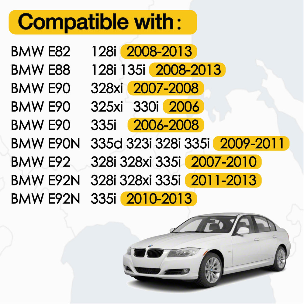 SUSUPACI rear upper mount enhances BMW E90/E92 handling and response.