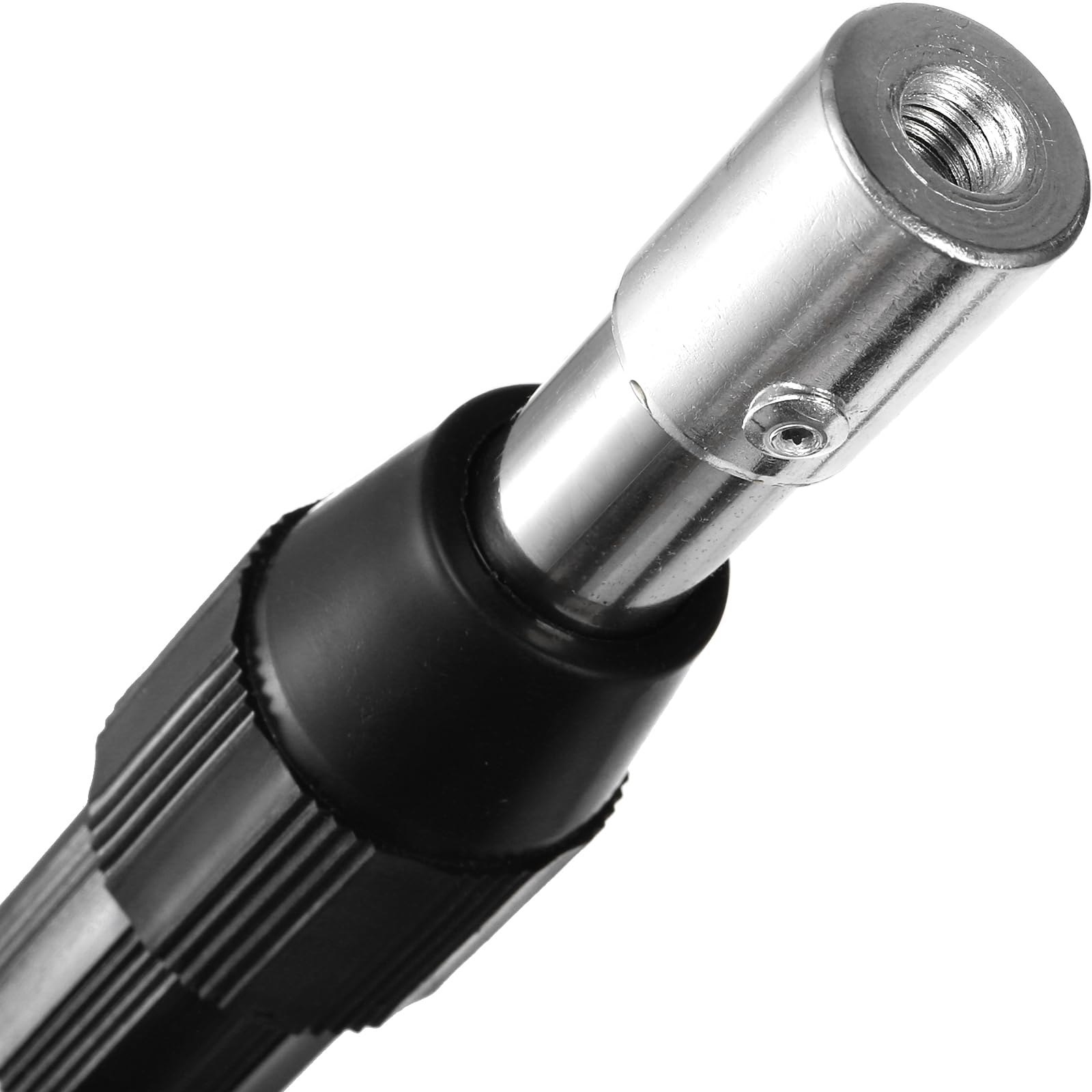 Suwimut telescoping pull pole showing adjustable length for tight spots.
