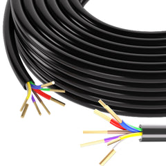 SUZCO 30ft 7-Way Trailer Wire with CCA cables for rugged towing setups