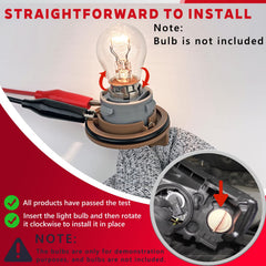 Svicari headlight socket made of engineering plastic resists heat and corrosion