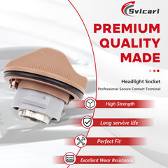 Svicari headlight socket with OE reference 92166-1U000 ensures exact compatibility
