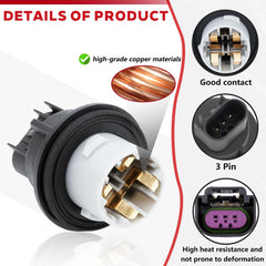 Svicari abs-plastic-body with rubber seal keeps socket durable and corrosion-resistant.