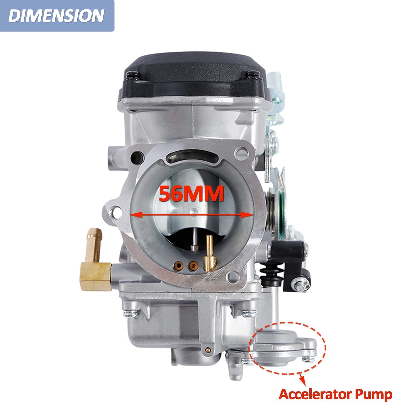 SVKZGFZ CV40 carburetor with fuel filter: consistent performance across Harley models.