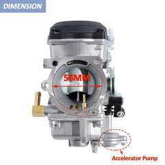 SVKZGFZ CV40 carburetor with fuel filter: consistent performance across Harley models.