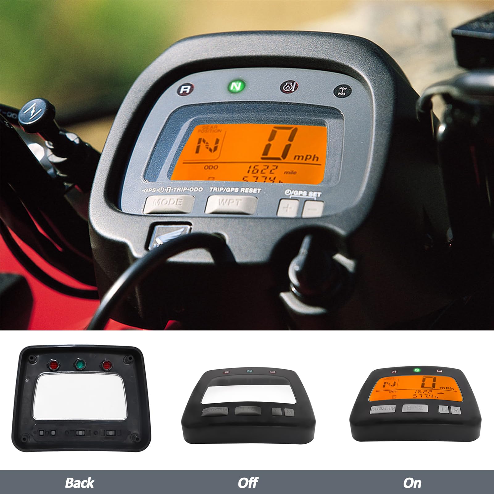 SVKZGFZ dash upper cover for Honda Rancher 350 TRX350 2000-2006 keeps instrument area clean