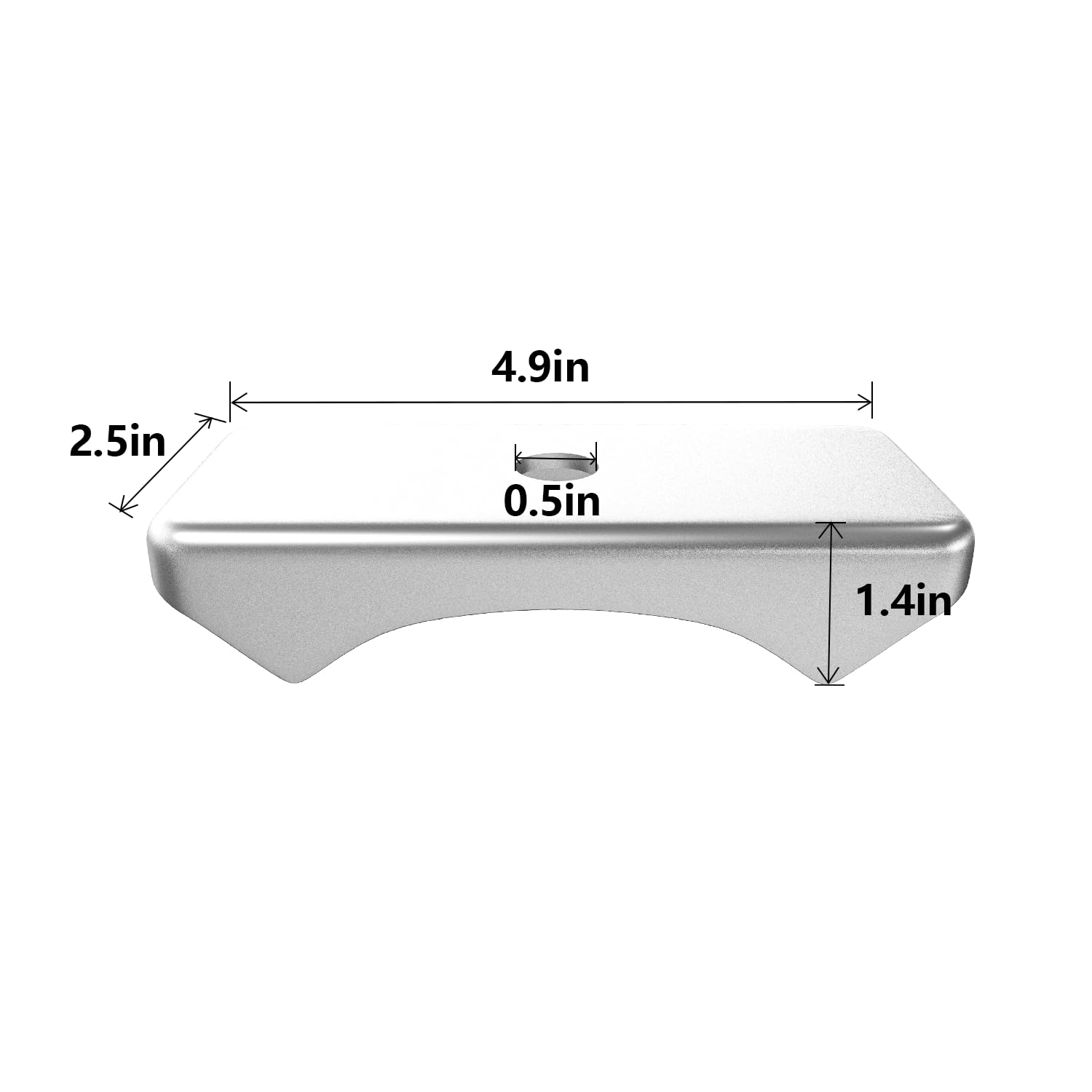 svteli 85090 3-inch spring perch side profile highlighting durable iron construction for longevity
