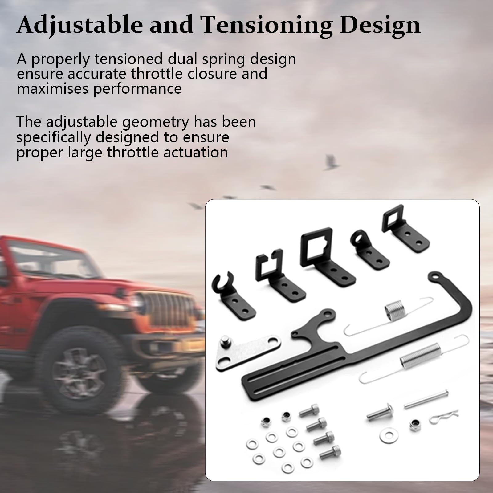 SVTeli EZ EFI dual-spring tension improves throttle closure consistency under load.