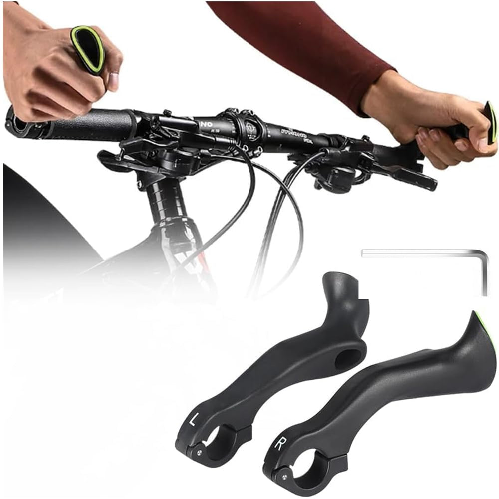 Svzadipe bicycle handlebar ends with ergonomic long grip for comfortable extended rides.