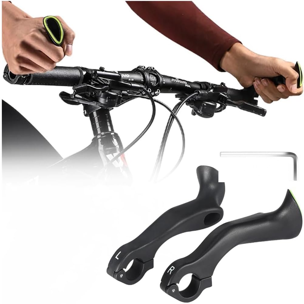 Svzadipe bicycle handlebar ends with ergonomic long grip for comfortable extended rides.