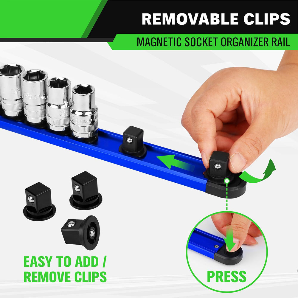 Swanlake aluminum socket holder highlights durable construction for daily use.