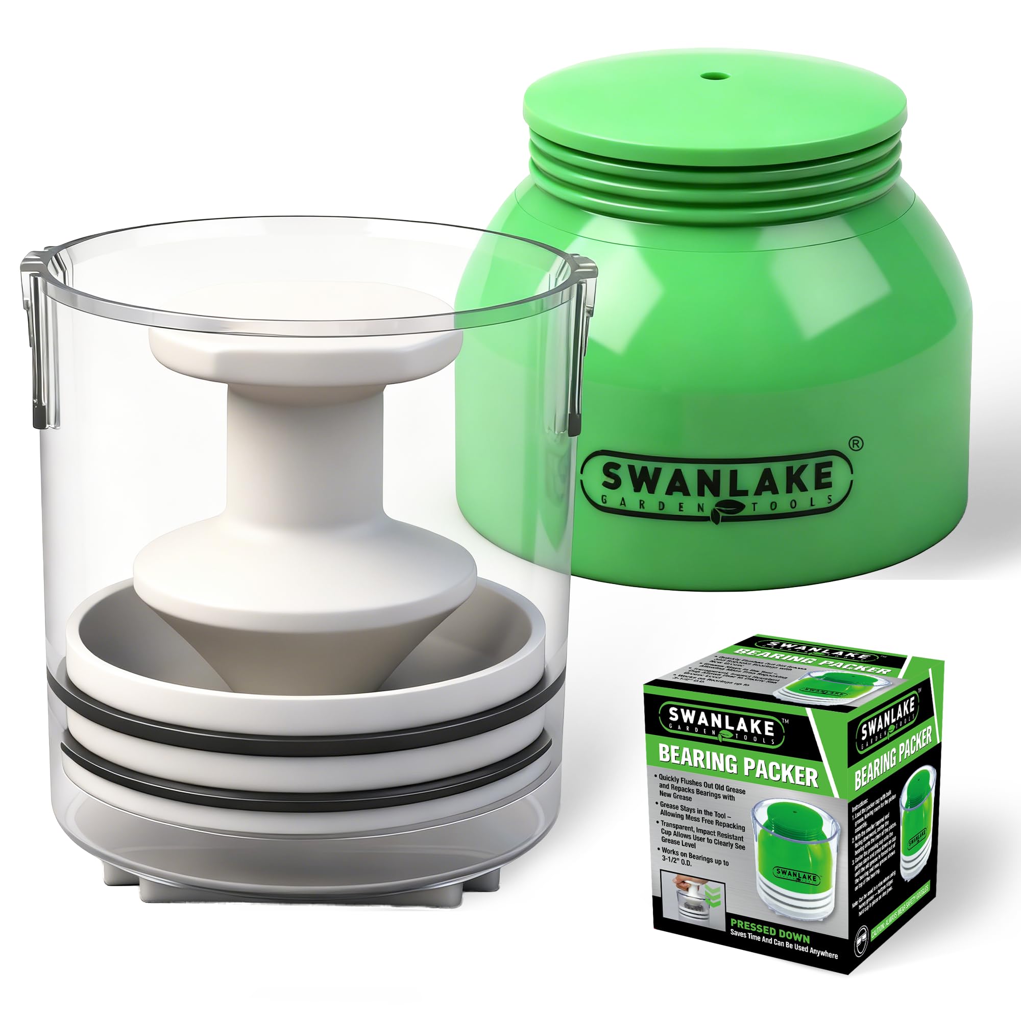 Swanlake Bearing Packer Kit compact for easy on-site maintenance.