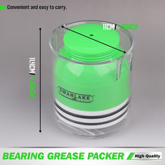 Swanlake bearing packer top cover closeup, showcasing premium, crack-resistant design.