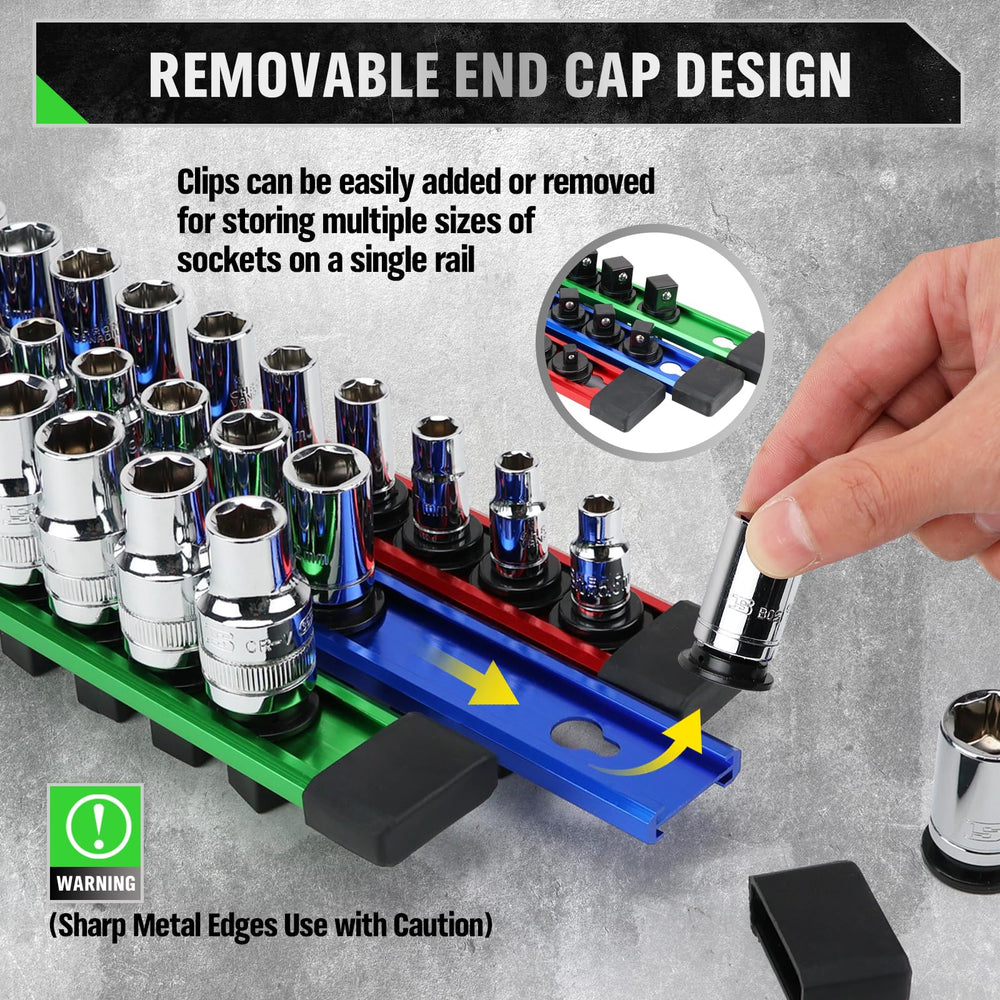 SWANLAKE double-sided socket tray organizing sockets efficiently