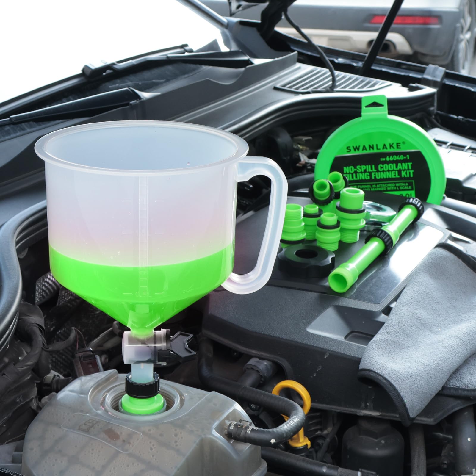 SWANLAKE GARDEN TOOLS small funnel 3-7 inch ideal for tight spaces.