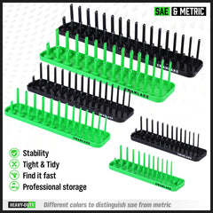 Swanlake color-coded SAE tray enables quick size identification.