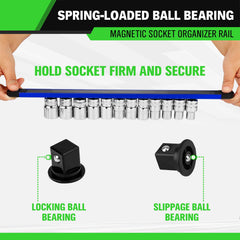 Swanlake spring-ball socket locks provide secure retention during transport.