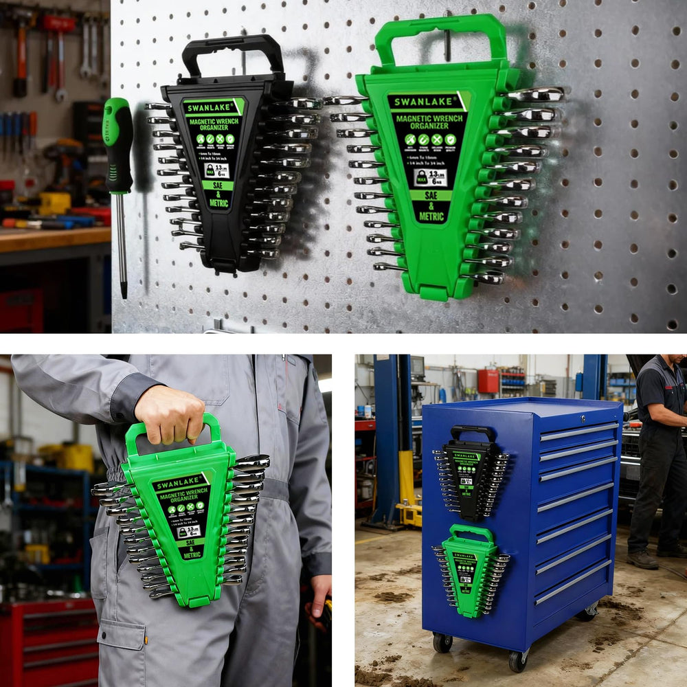 Compact storage saves space in drawers and garages.