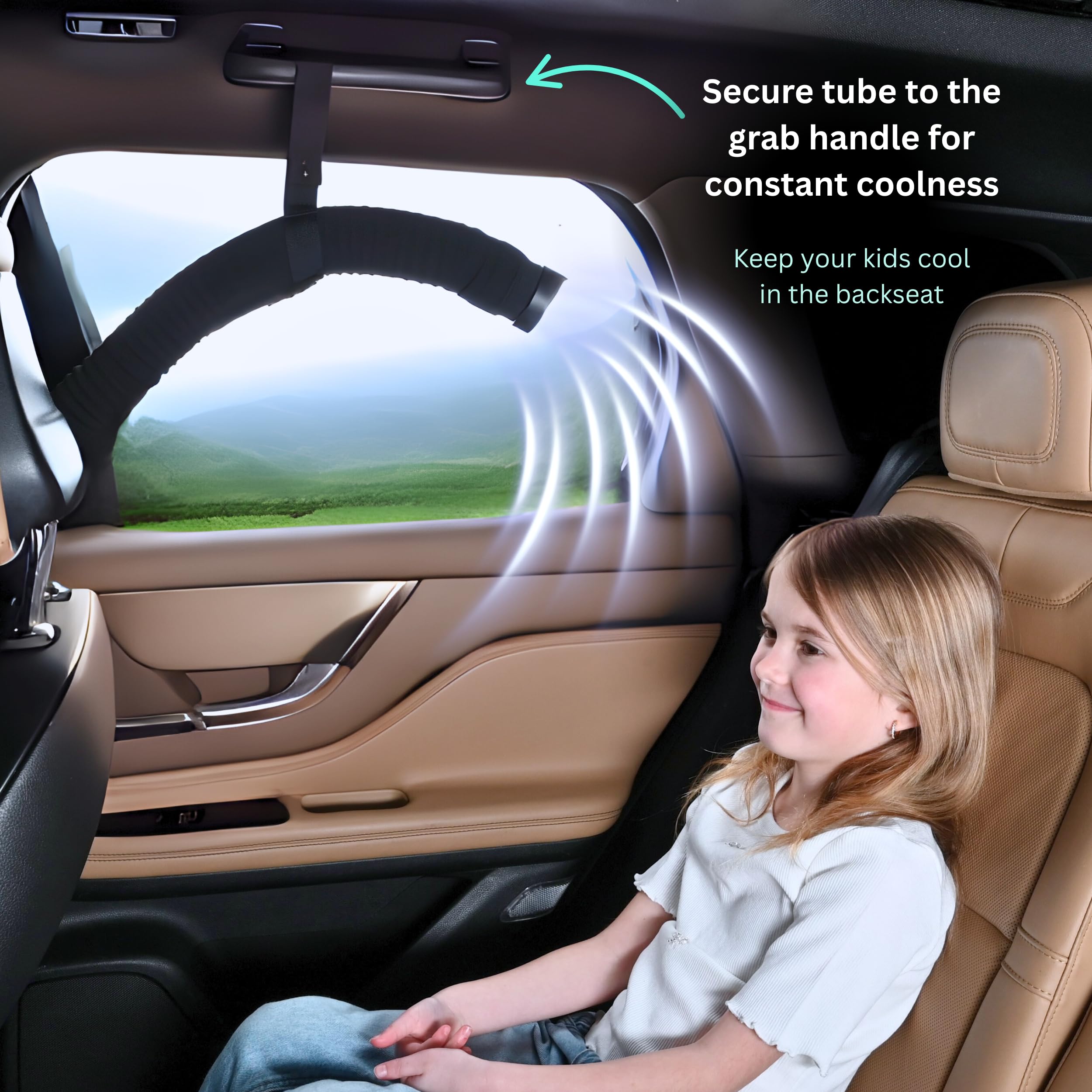 Swanoo BreezyBack keeps kids and pets comfortable on rides.