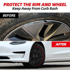 Close-up of Sweetglow matte black ABS hubcap showing durability.