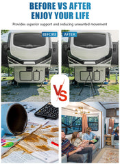 Swellisher adjustable-height 35-55 inches stabilizer offers customized RV stability.