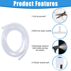 Swess tubing and wiring harness, easy installation compatibility.
