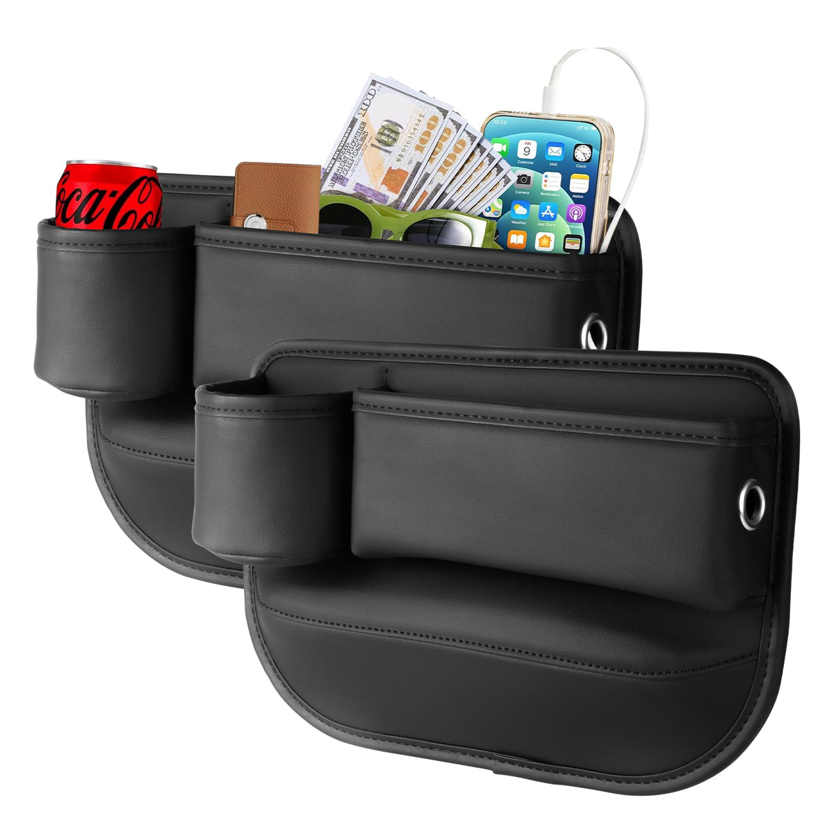 Swgxyze gap filler front seat keeps items within reach during drive.
