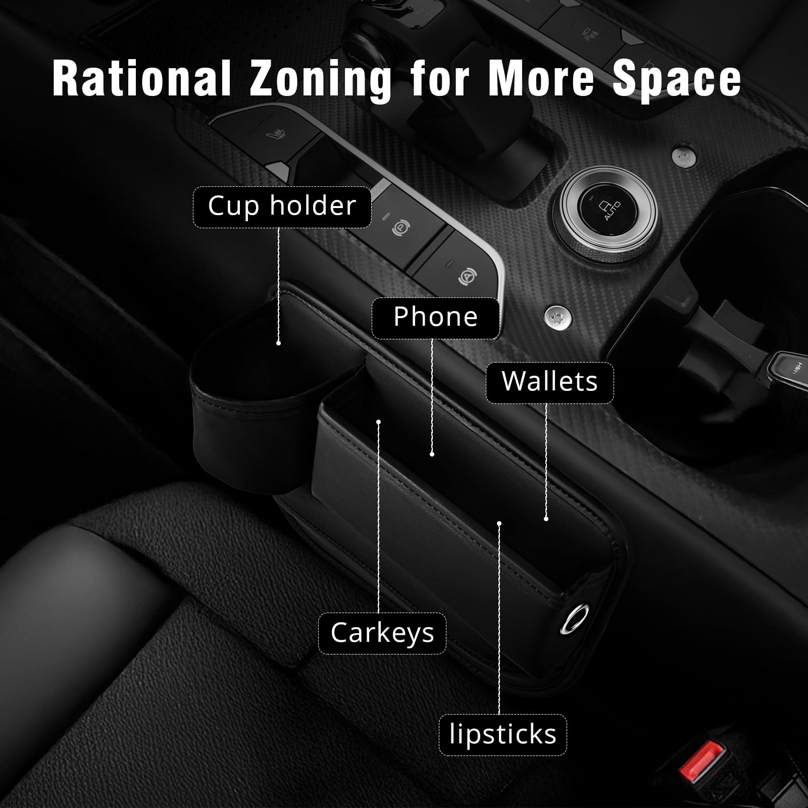 Swgxyze storage box interior features soft lining for valuables.