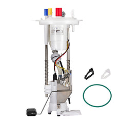 Swift-Run fuel pump assembly for Ford F-150 front view showing fit and design benefits.