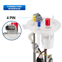 Internal core and electrical connector of Swift-Run fuel pump for steady performance.