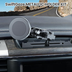 SwiftGaze 20-magnet hold works with MagSafe cases and iPhone models.