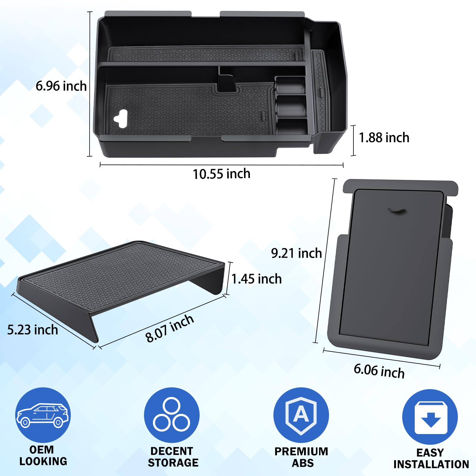 SwiftGaze CR-V compact profile preserves console clearance and easy access.