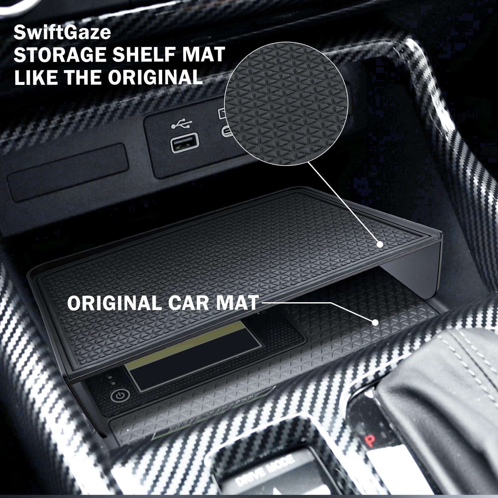 SwiftGaze CR-V magnetic suction design guards items during bumpy road.
