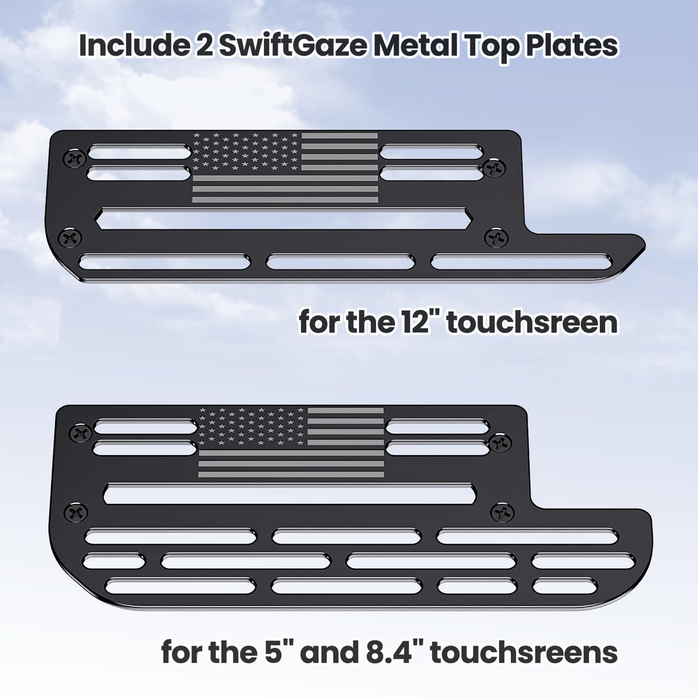 SwiftGaze dual-head mount featuring magnetic clamp for MagSafe phones