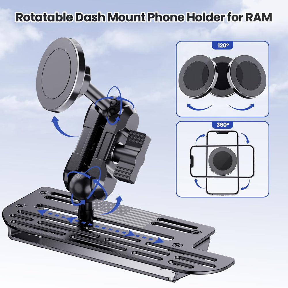 SwiftGaze universal spring clamp supporting 4–7 inch devices