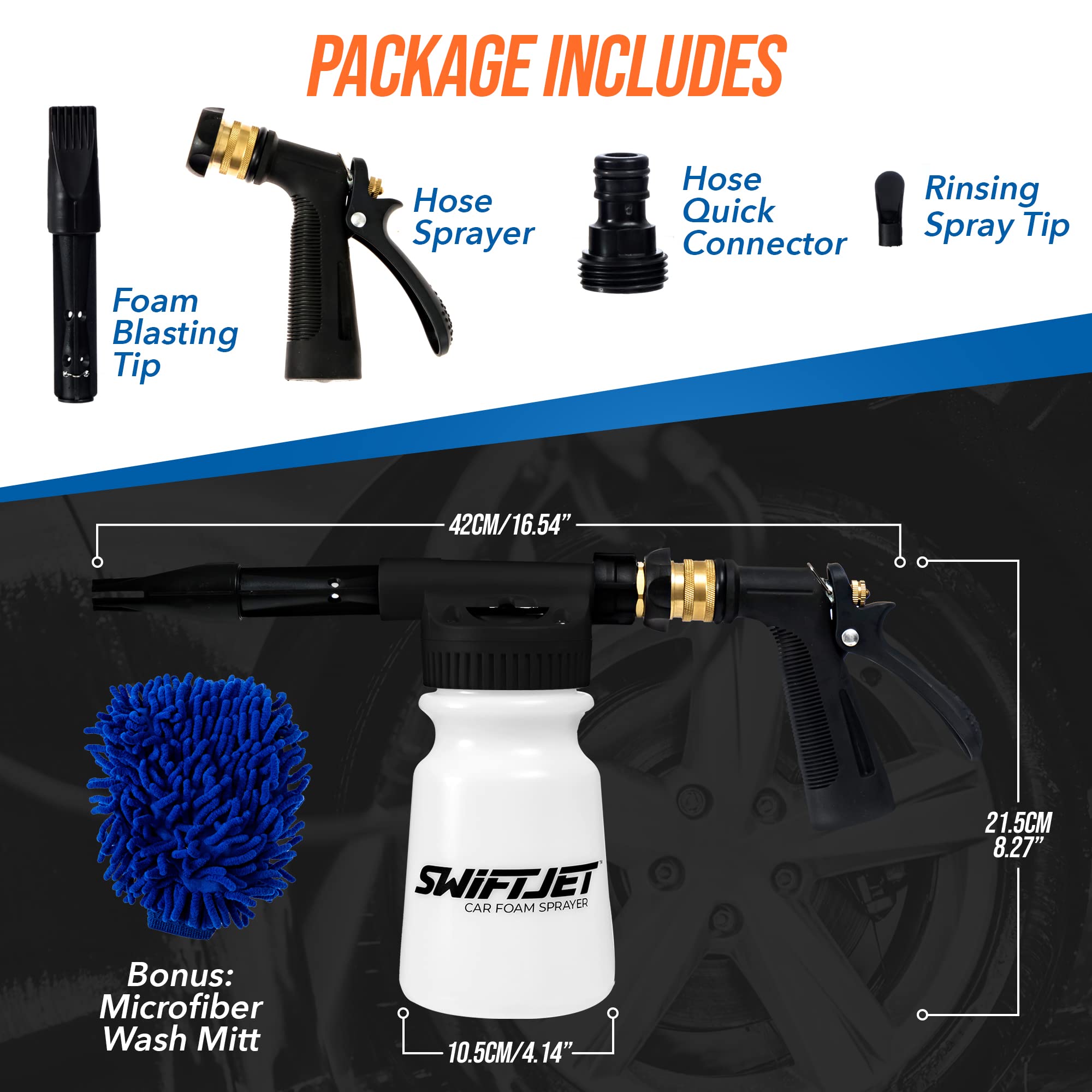 SwiftJet garden hose compatibility for quick setup