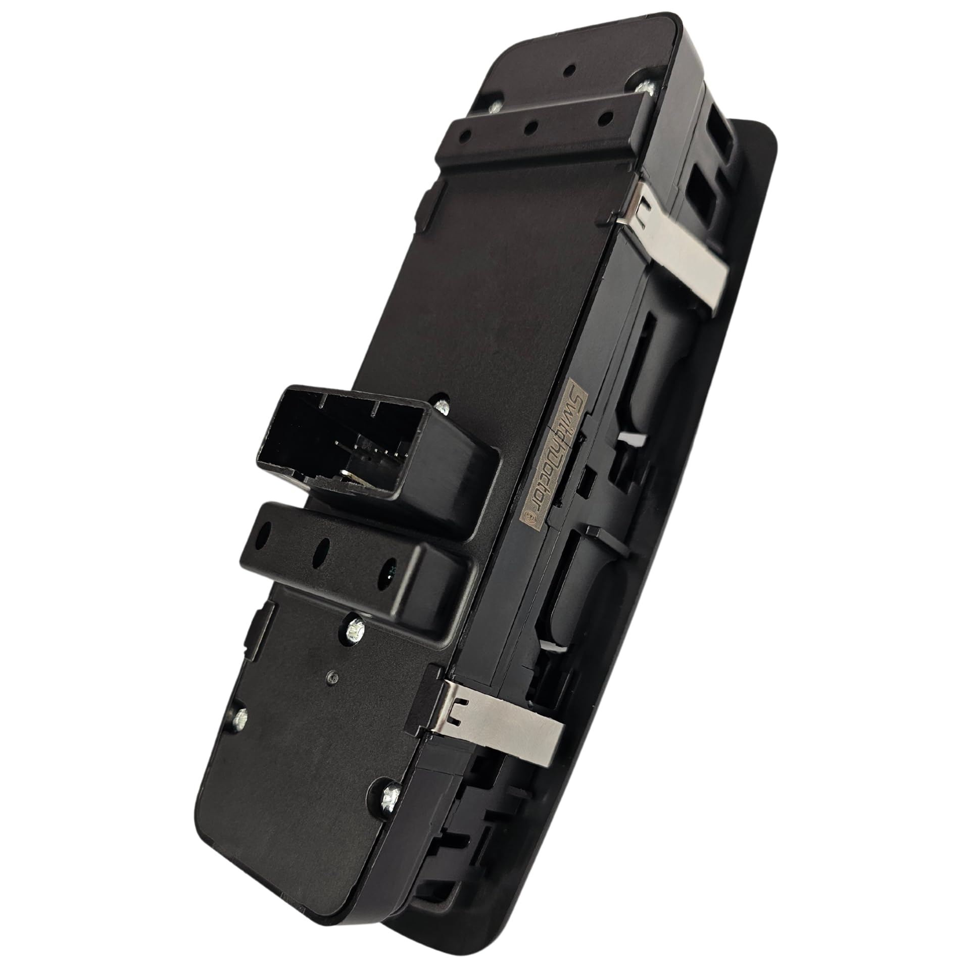 SwitchDoctor Window Master Switch close-up showing durable button and precise actuation