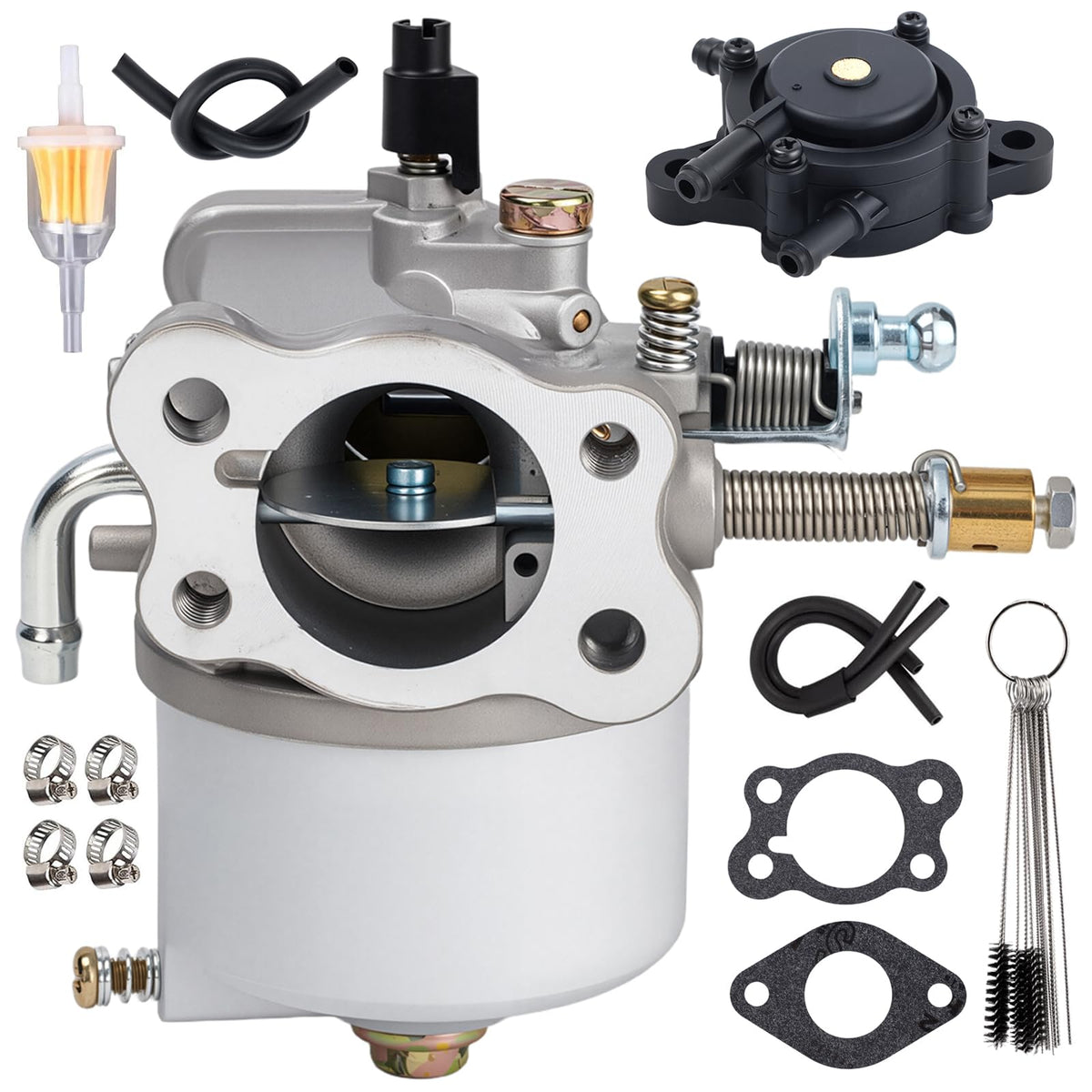 Sworwin EZGO 295cc carburetor front view for smooth golf cart operation