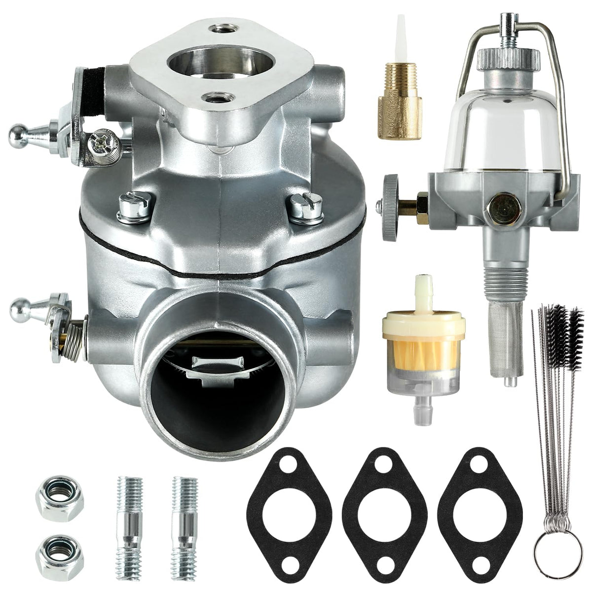 Sworwin Ford tractor carburetor front view for reliable operation