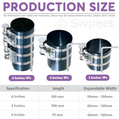 Swpeet 8Pcs piston ring compressor kit 4-inch for smooth piston seating