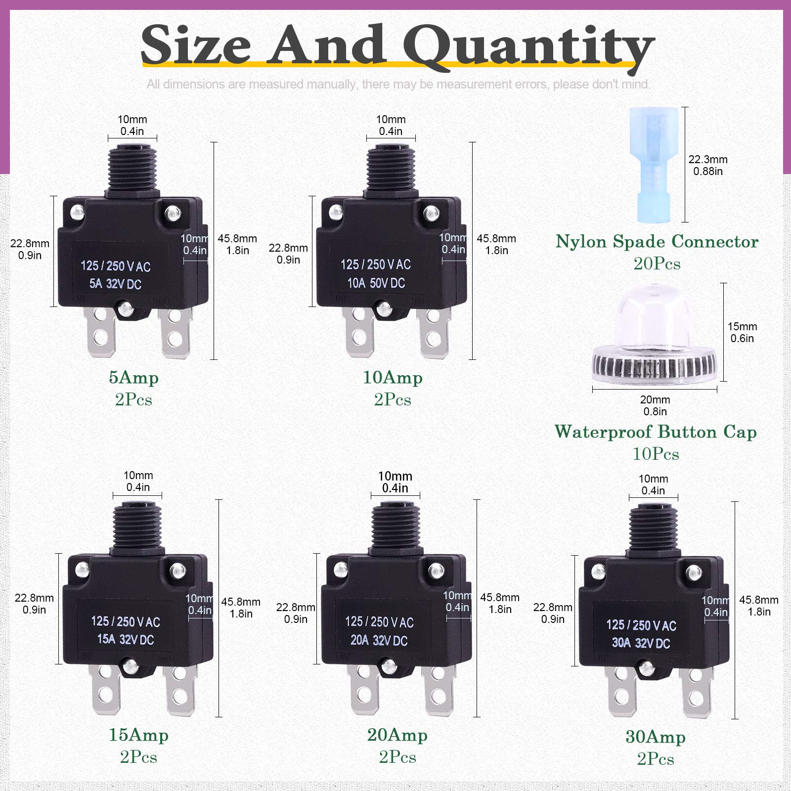 Swpeet quick-connect terminals for fast, secure installation.