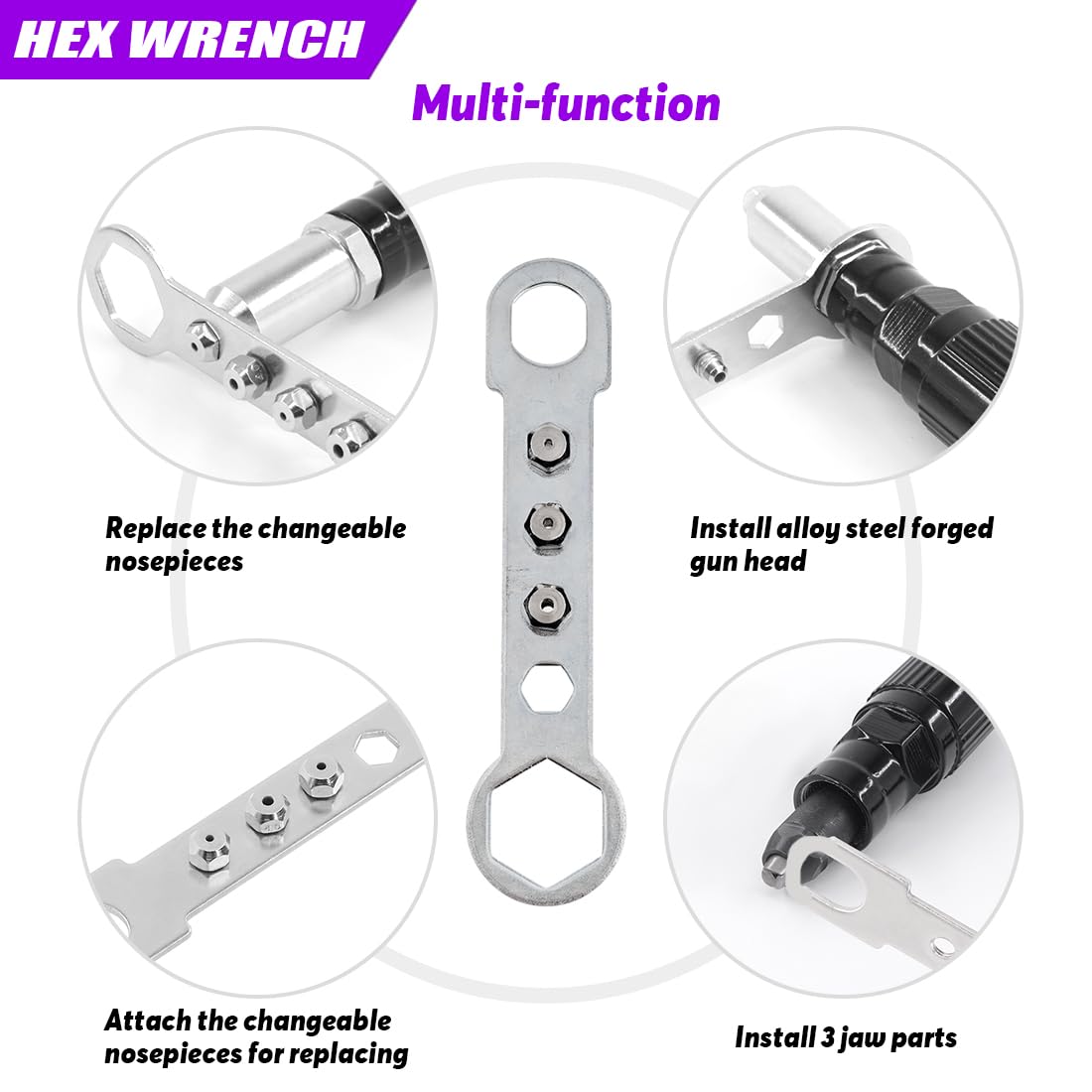 Swpeet rivet head sizes 2.4–4.8 mm cover common metalwork needs.