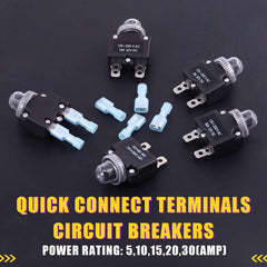 Swpeet waterproof button caps shielding switches from weather exposure.