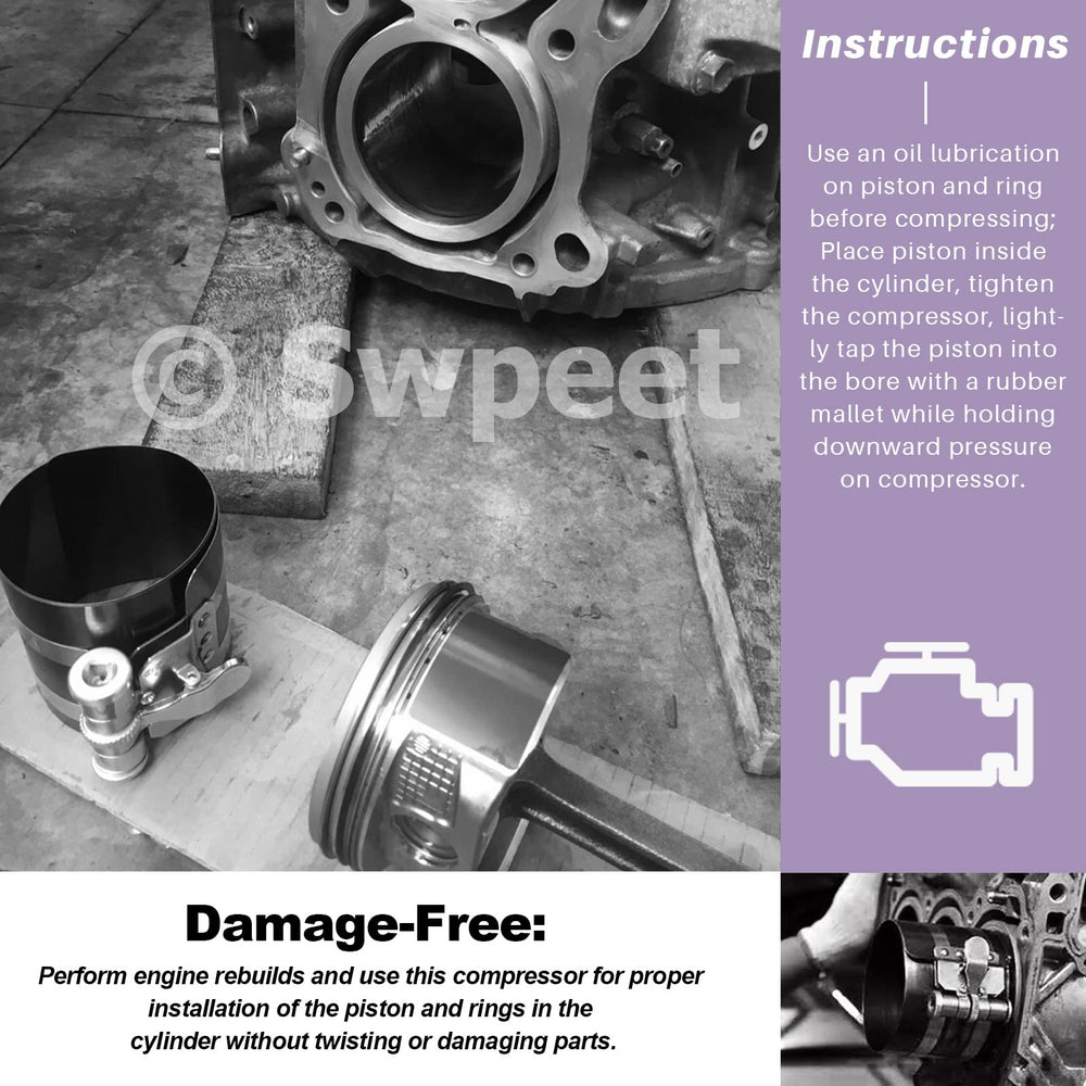 Swpeet wrench set included for quick torque and adjustments