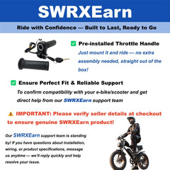 SWRXEarn universal 3-pin connector demonstrates easy plug-and-play compatibility for upgrades