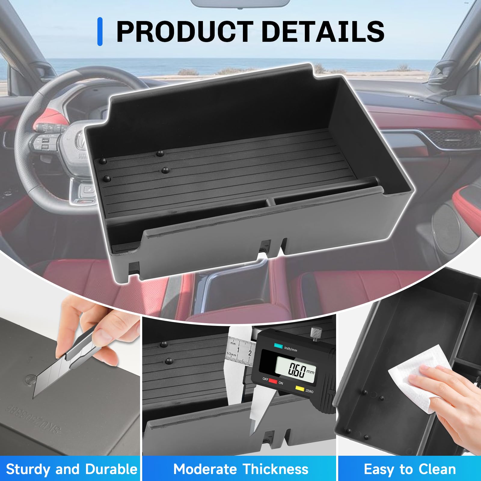 SXCY Acura ADX coin slot for quick access on trips